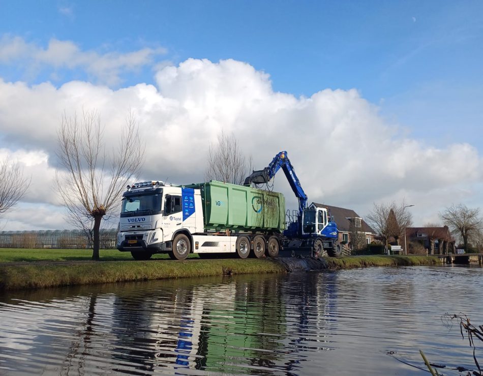 Elektrisch baggeren sloten