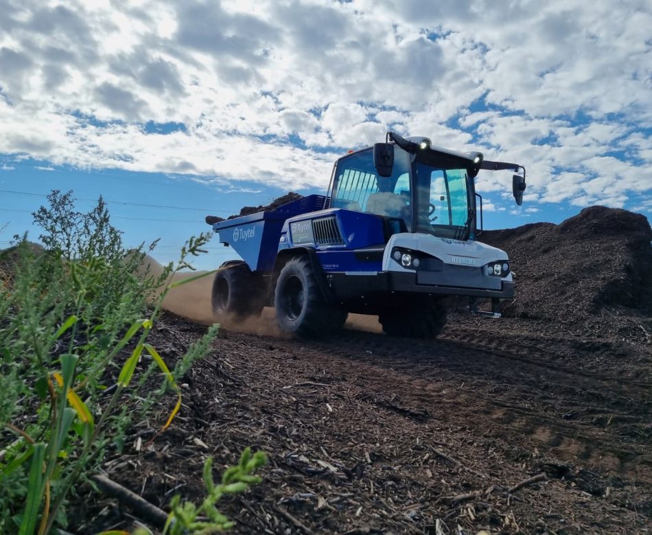Hydrema wieldumper huren grondstoffen