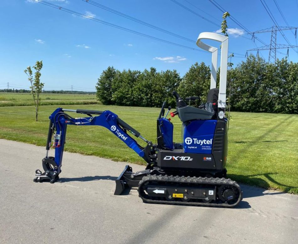 Minikraan 10 ton huren - Doosan DX10Z huren