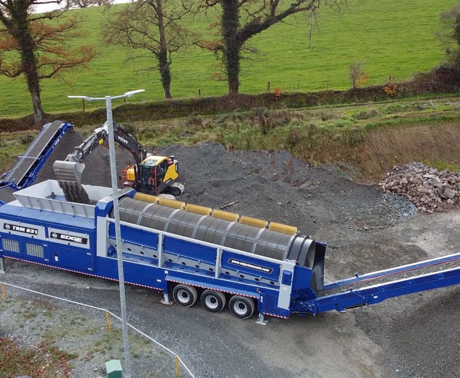 Mobile Trommel Working_EDGE TRM831